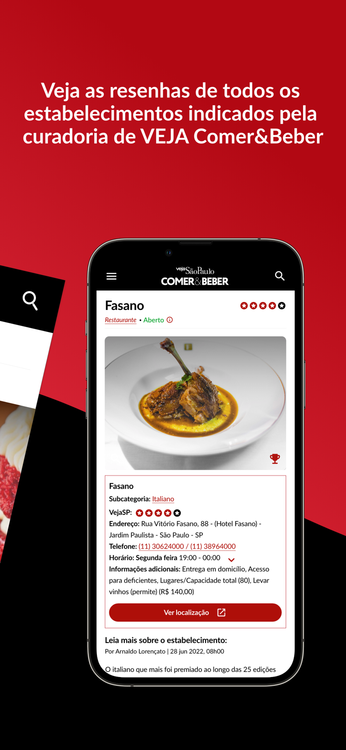 VEJA Comer and Beber