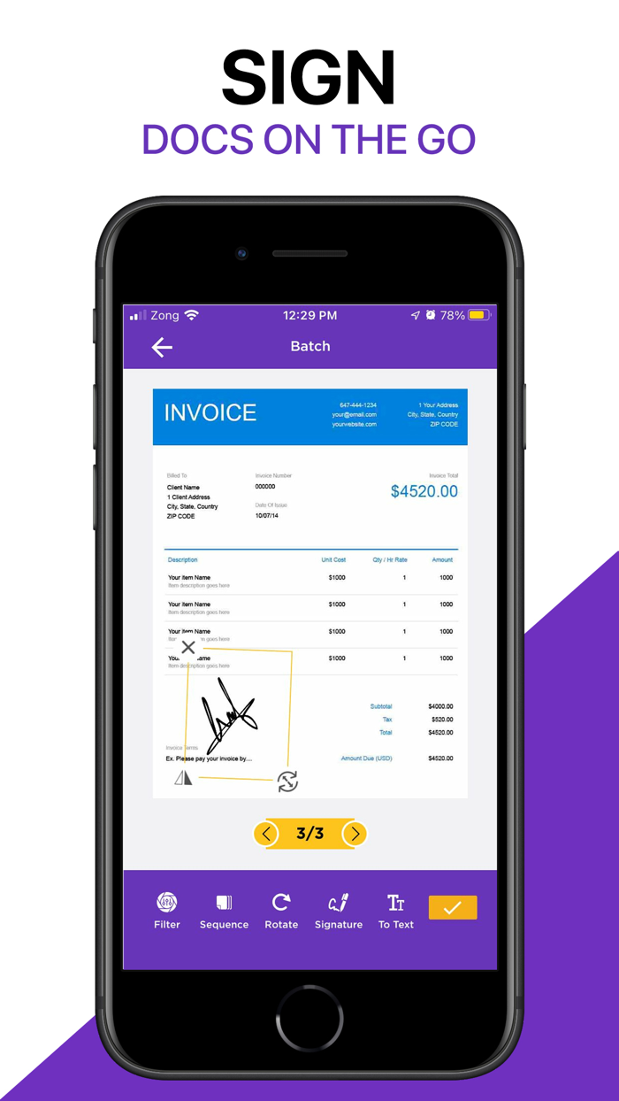 PDF Scanner-Converter and Editor