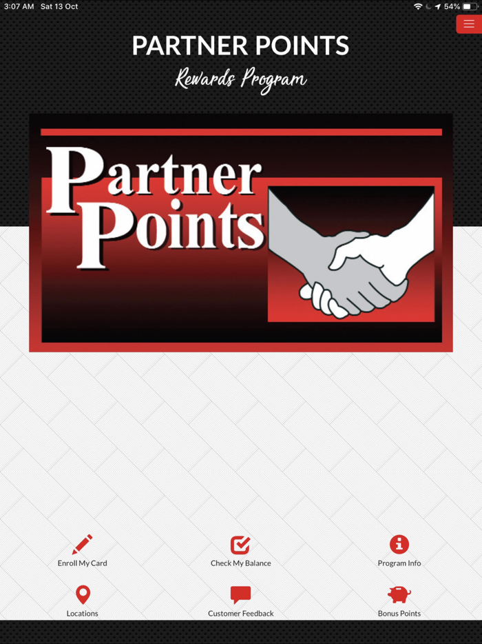 Partner Points Rewards