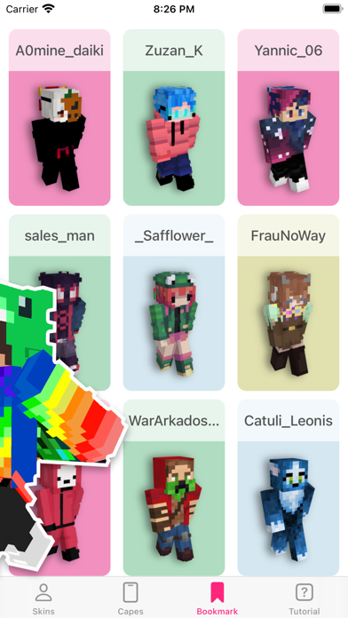 SKINS FOR MINECRAFT * SKINSEED Screenshot