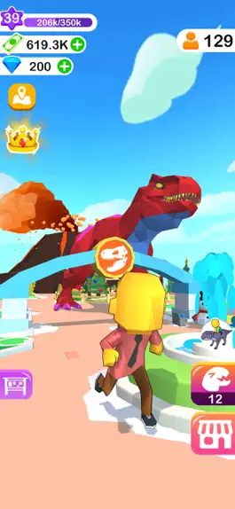 Game screenshot Dino Tycoon -строительная игра mod apk