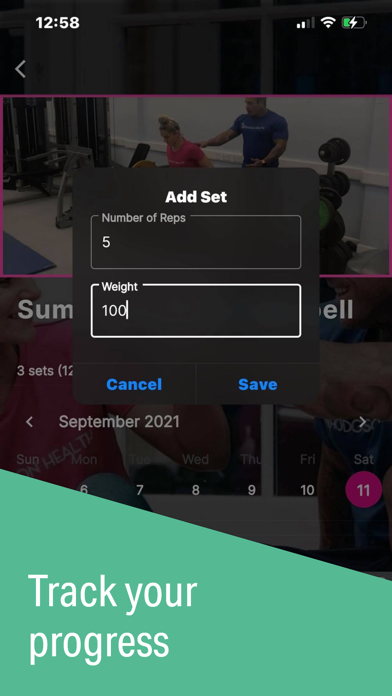 HH Fitness Screenshot