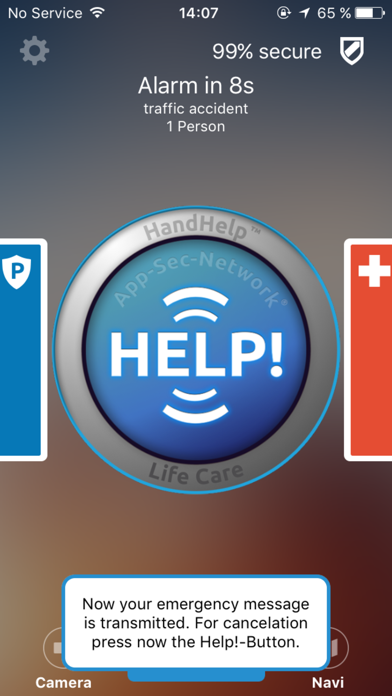 HandHelp - Life Care emergency Screenshot