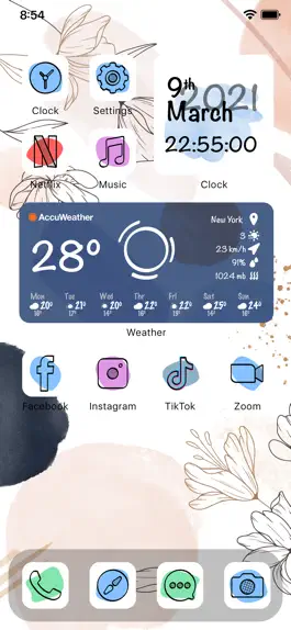 Game screenshot Iconic: Значки Темы & Виджеты mod apk