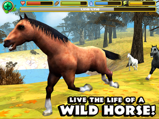 Wild Horse Simulator iPad app afbeelding 1