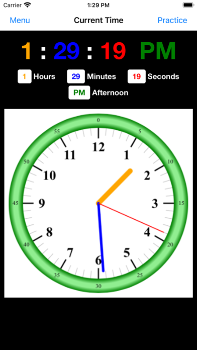 Practice Clock - Speak Time! Screenshots