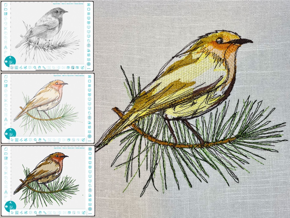 #5. Embroidery Design Doodler (iOS) โดย: Dress Crest Embroidery Co. Ltd.