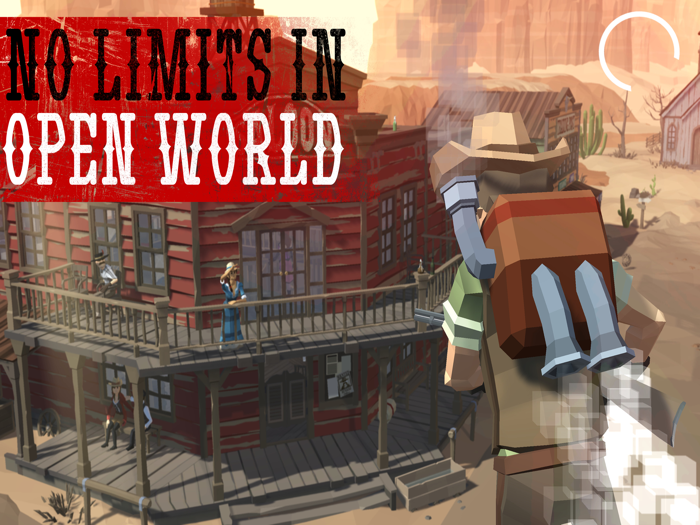 Wild West Polygon Cowboy