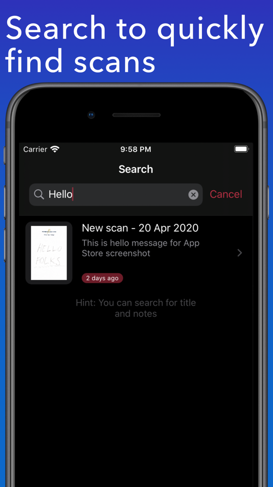 #3. Scan it: Quick scanner (iOS) By: Filip Nemecek