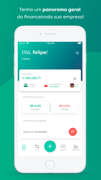 Celero Automação Financeira Screenshot