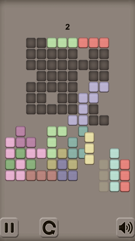 #5. Colored Blocks Puzzle (iOS) 由: Ruslan Goncharenko