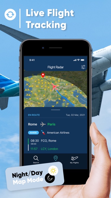 Flight Tracker and Plane Radar Screenshot