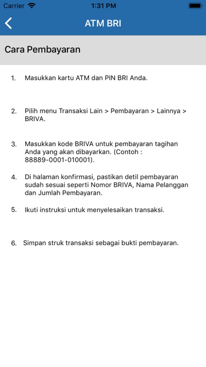 BRI Smart Billing screenshot-7