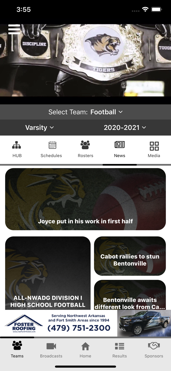 Bentonville Tiger Athletics