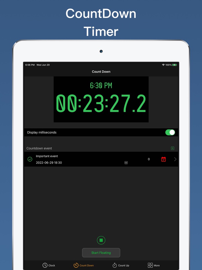LCT Floating Timer - Stopwatch