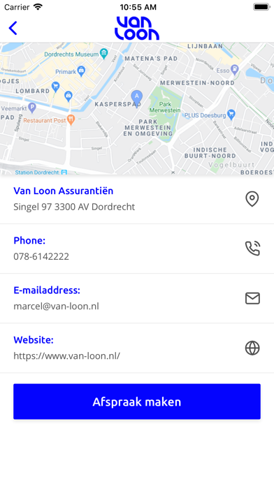 Van Loon Assurantiën Screenshot