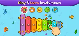 Game screenshot Bebi piano, drums, xylophone.. apk