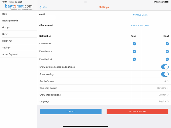 Sniper for ebay bid auctions