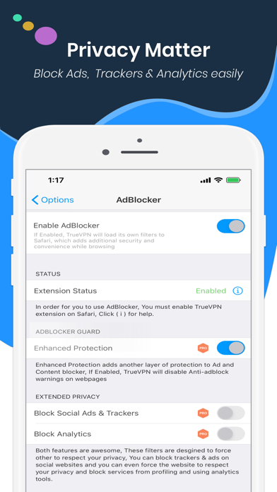 TrueVPN - Best VPN & AdBlocker Screenshot