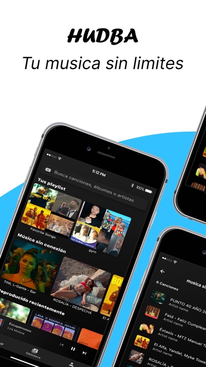 Hudba: reproductor MP3 offline