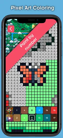 Game screenshot PiXX - Paint By Number Game apk