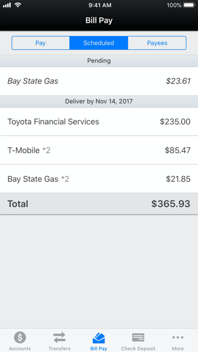 Eagle Bank Mobile Banking Screenshot