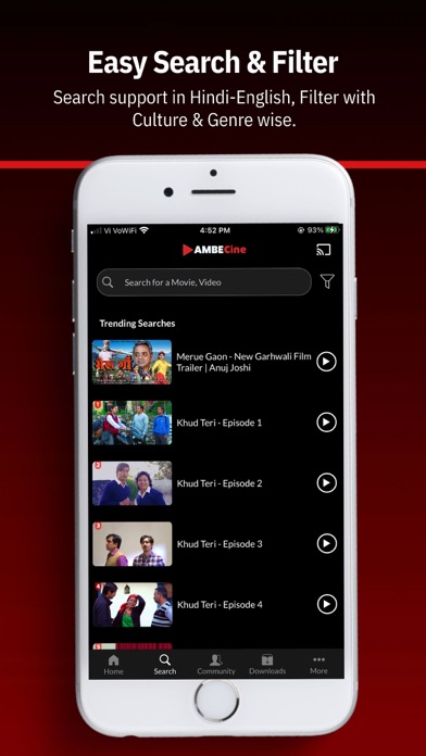 AmbeCine : Films & Web Series Screenshot