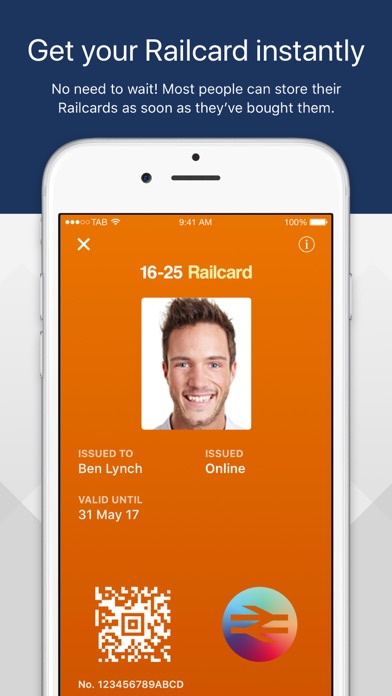 Screenshot #1 pour Railcard