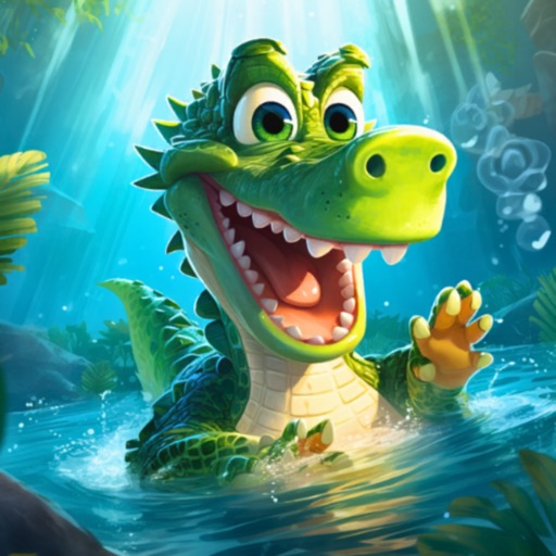 Alligator Run Water Fun Game Icon