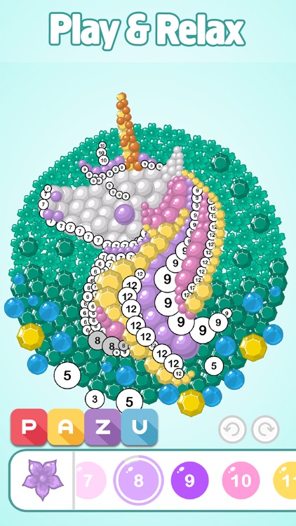 Color by number games for kids screenshot-0