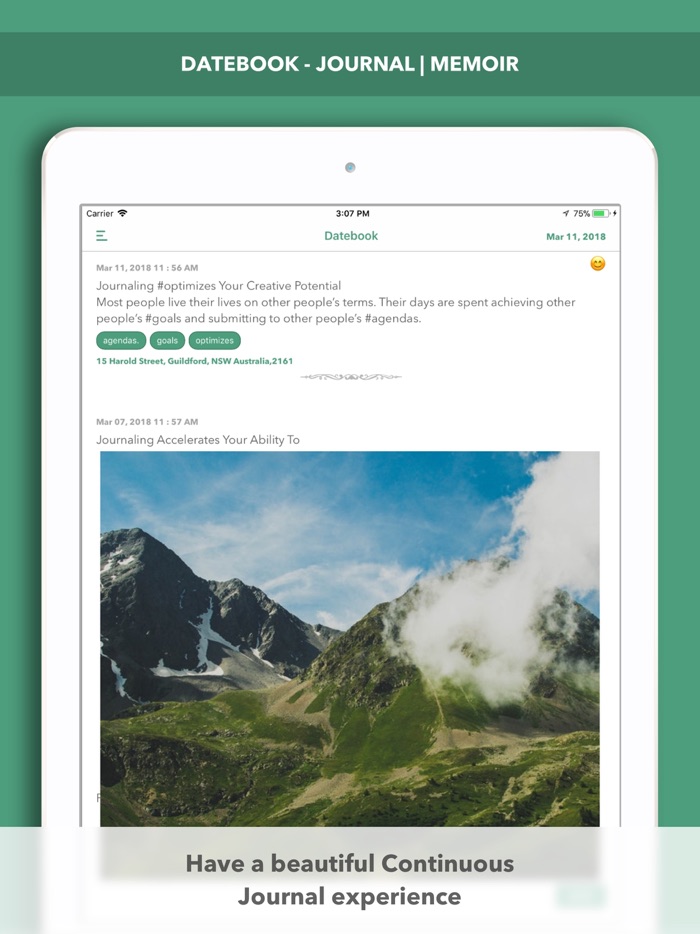 DateBook -Journal  Memoir