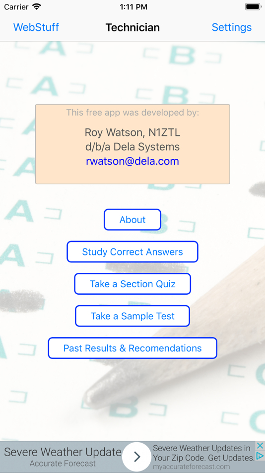 Ham Radio Exam - Tech - 1.5.2 - (iOS)