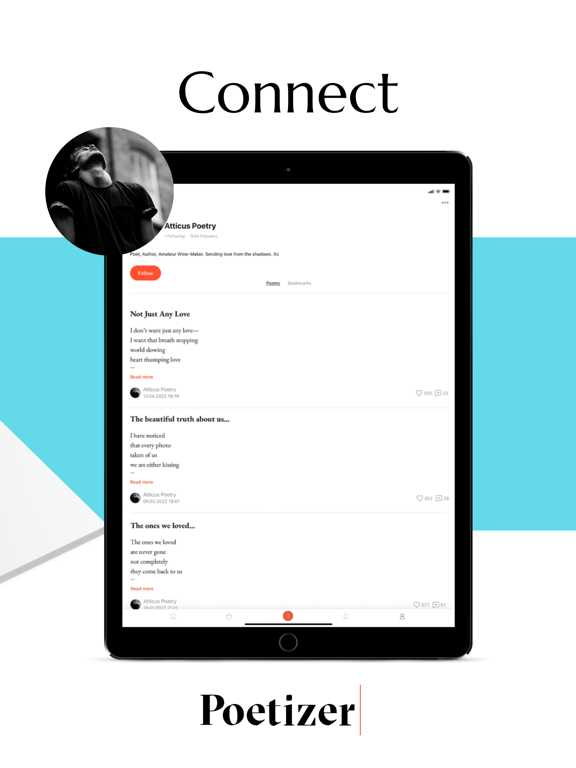 Poetizer: A poetry writing app iPad screenshot 4 - Health & Fitness app