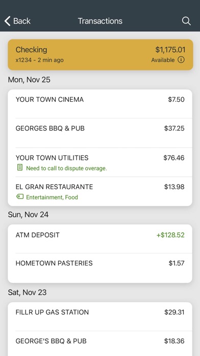 Commercial Bank and Trust Screenshot