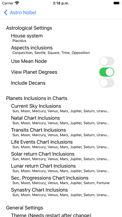 Astro Nobel - Astrology Screenshot