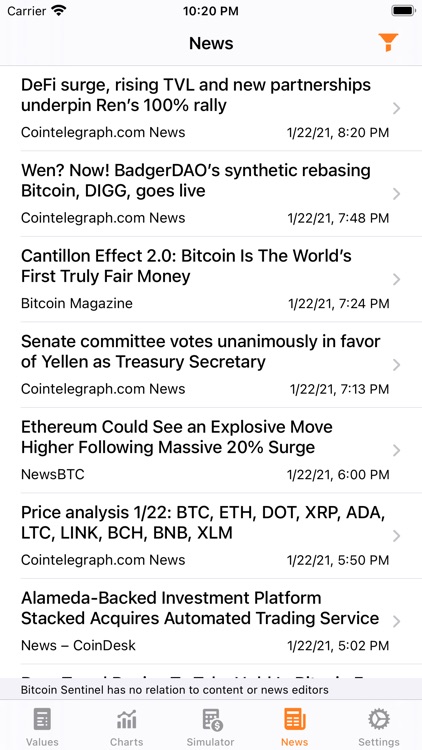 Bitcoin Sentinel screenshot-3