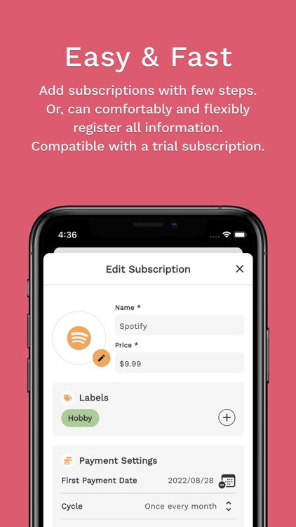 Kotekan: Track subscriptions