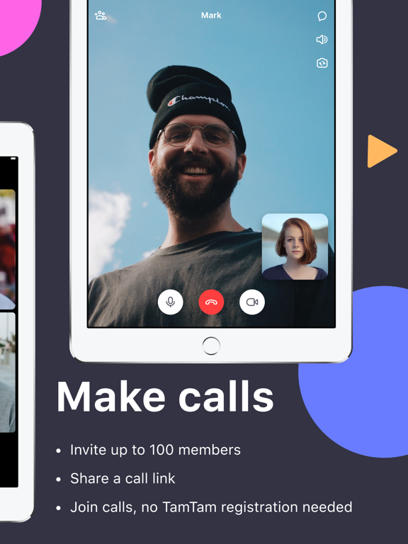 Screenshot #5 pour TamTam Messenger & Video Calls