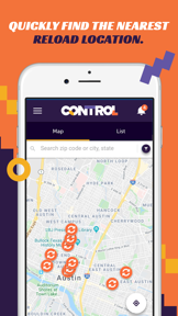 Control Card Prepaid screenshot