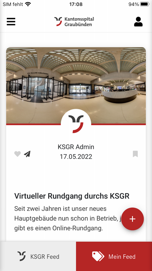 #5. KSGR Inside (iOS) 由: Stiftung Kantonsspital Graubünden