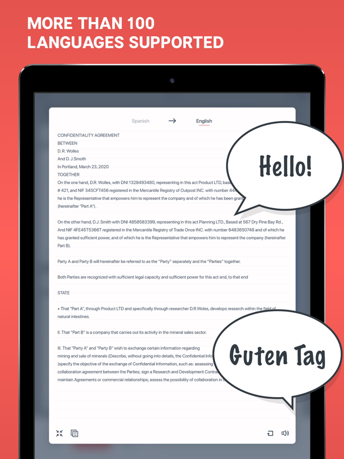 Scan and Translate Text Grabber