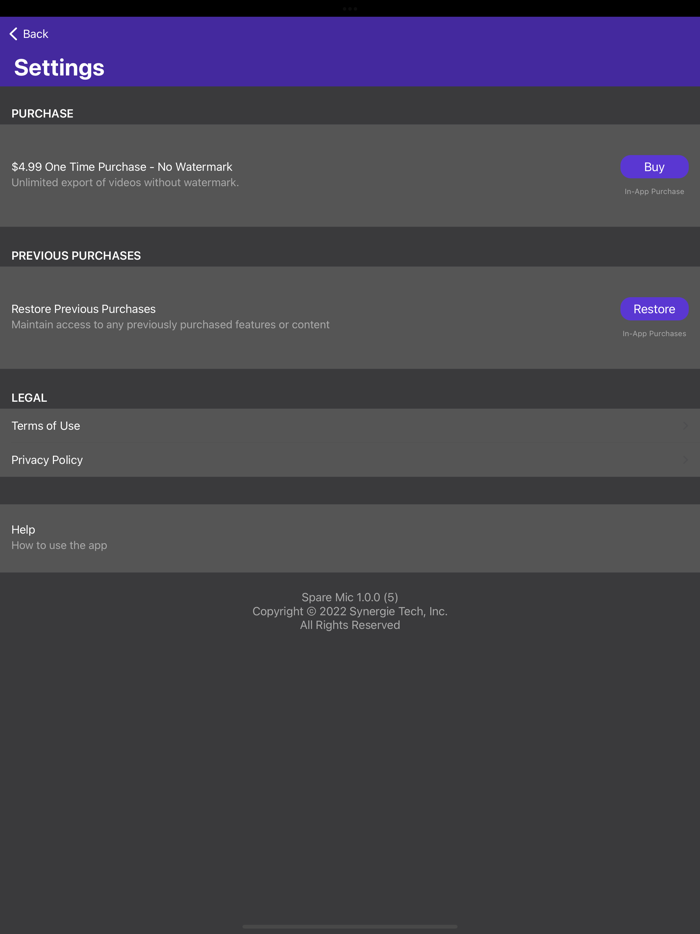 Spare Mic - Wireless Mic App
