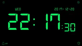 digital clock - bedside alarm iphone screenshot 2