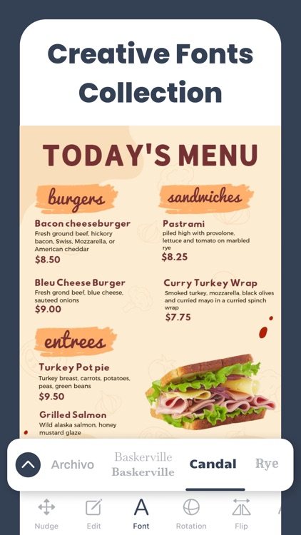 Menu Maker, Menu Templates screenshot-5