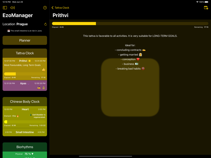 EzoManager – esoteric planner