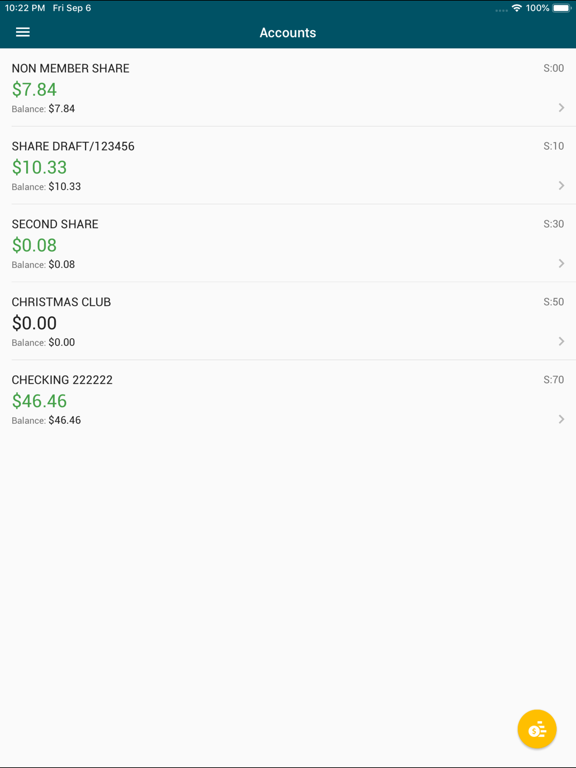 New Horizons CU Mobile Banking iPad screenshot 3 - Finance app