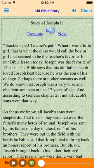 Spanish English Holy Bible Screenshot