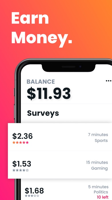 Poll Pay: Earn Money & Cash Screenshot