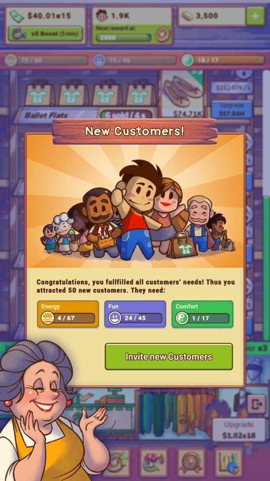 #1. Idle Shop Manager (iOS) 来自: Bling Bling Games GmbH