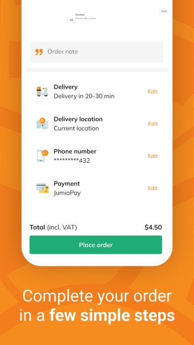 Jumia Food - Food delivery Screenshot